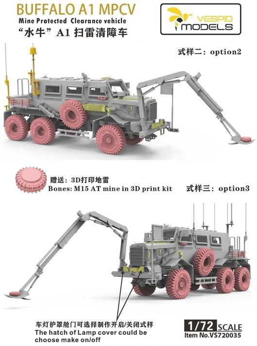 Vespid Models Vespid Buffalo A1 MPCV 1/72 plastikinis surinkimo rinkinys