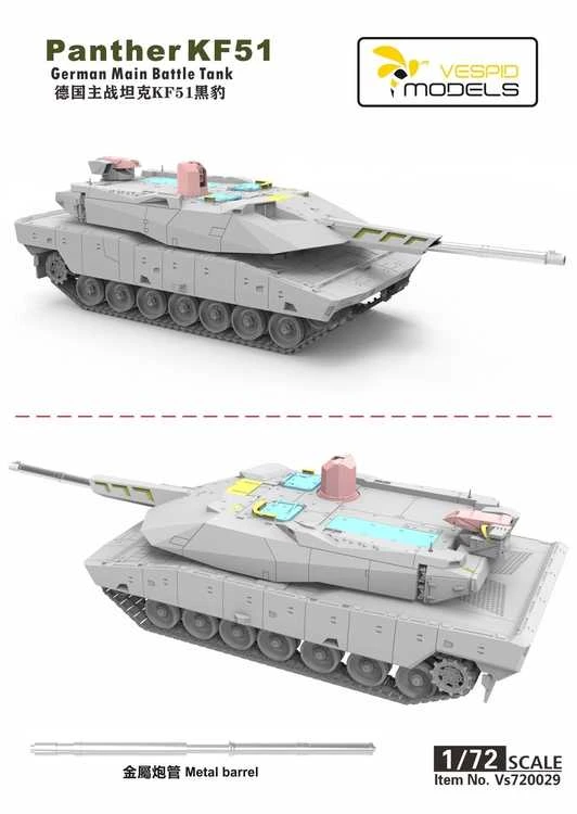 Vespid Models VESPID Panther KF51 1/72 plastikinis tanko modelio rinkinys