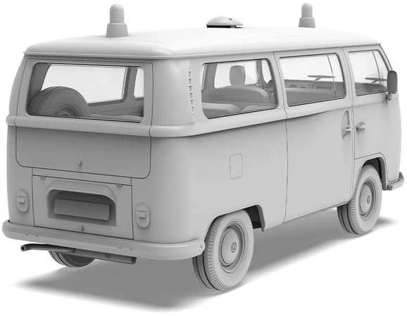 Volkswagen T2 1967 tarnybinis mikroautobusas 1/35 AK Interactive