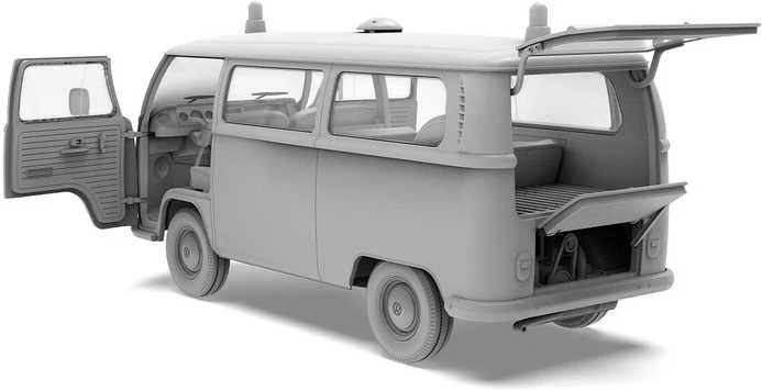 Volkswagen T2 1967 tarnybinis mikroautobusas 1/35 AK Interactive