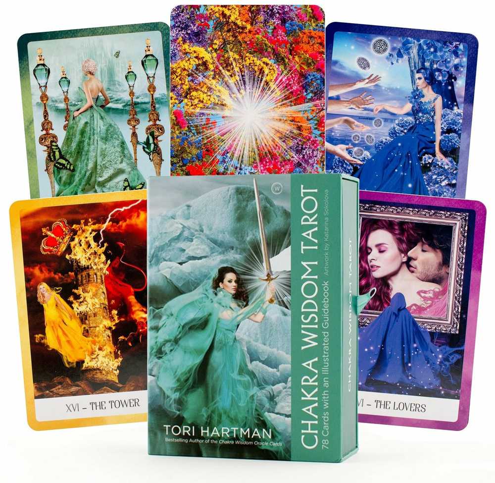 Watkins Publishing Chakra Wisdom Tarot Kortos