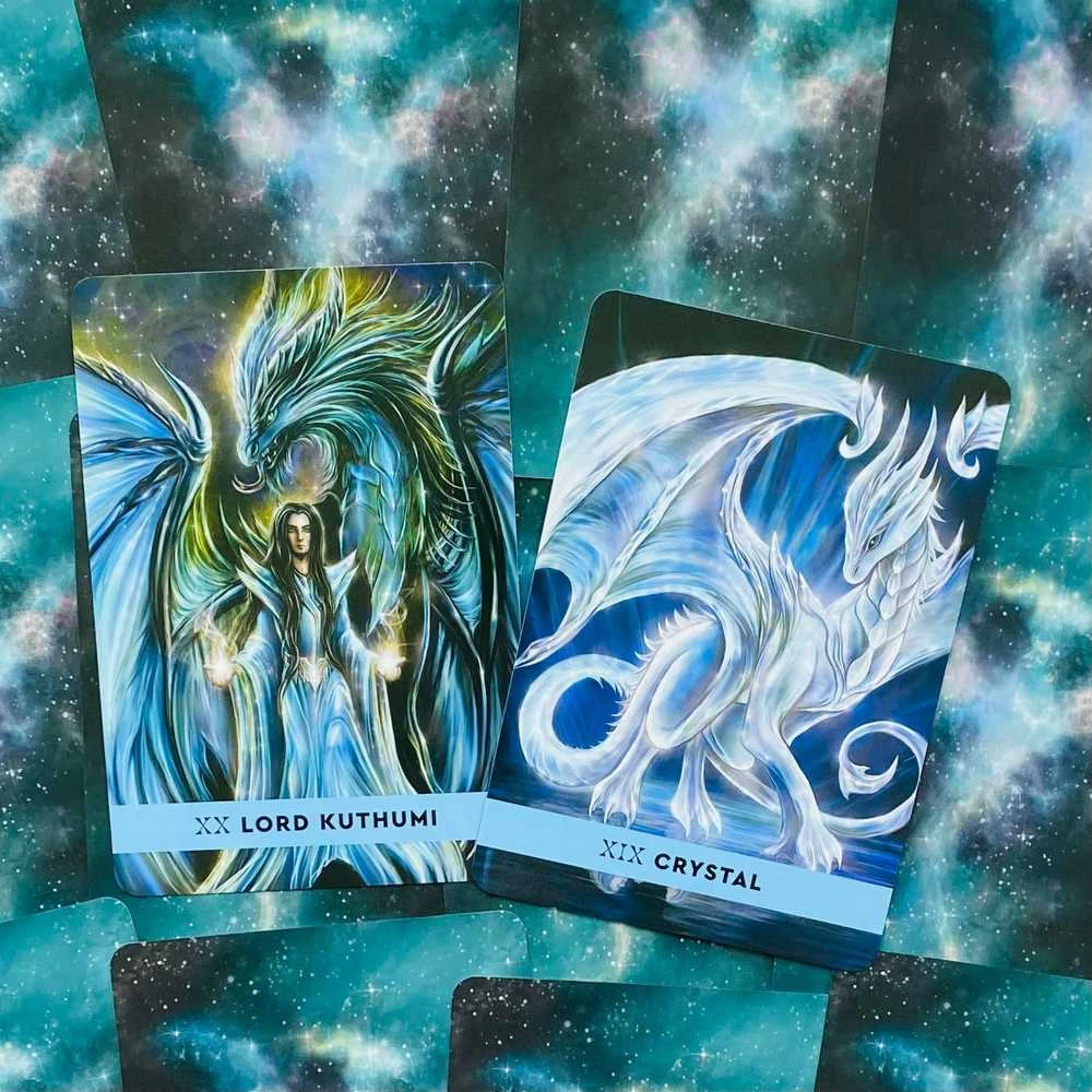 KNYGA Orakulo Kortos Dragon Path Watkins Publishing
