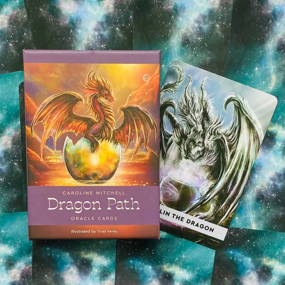 KNYGA Orakulo Kortos Dragon Path Watkins Publishing