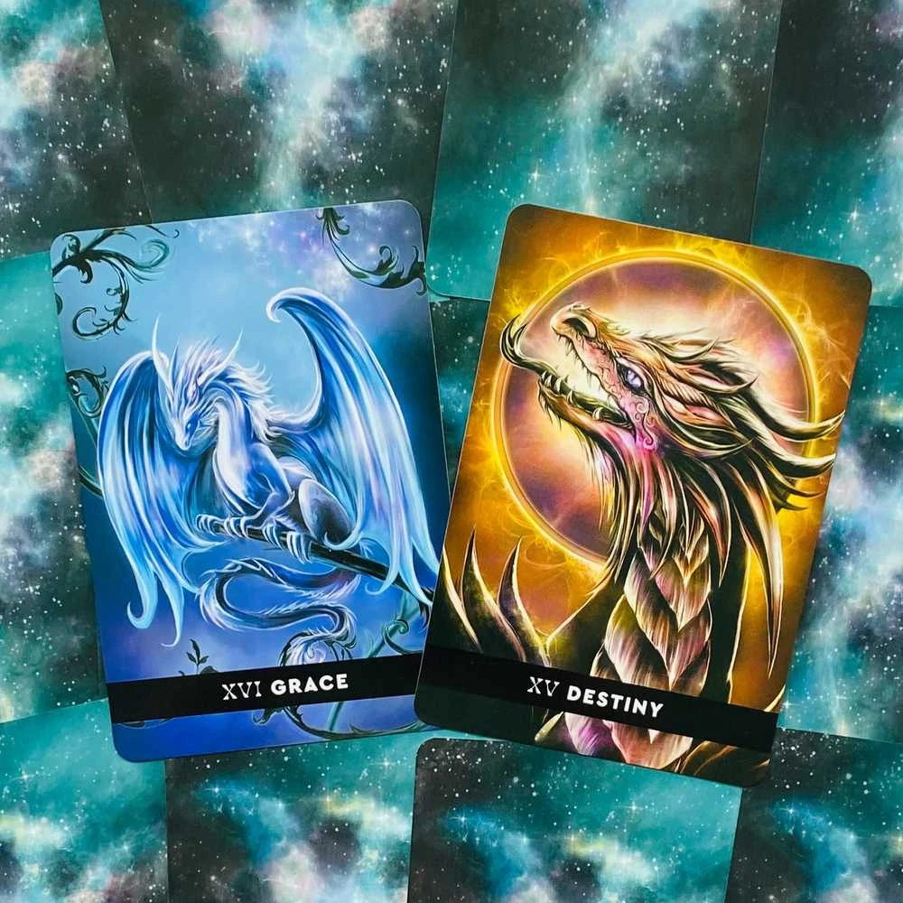 KNYGA Orakulo Kortos Dragon Path Watkins Publishing