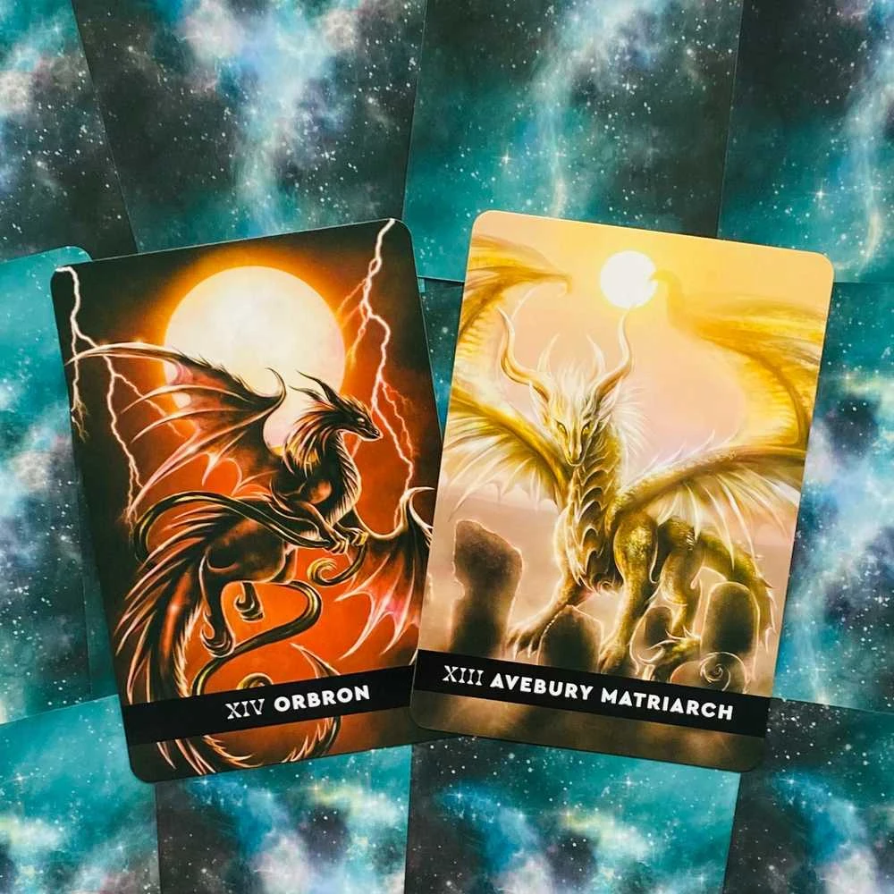 KNYGA Orakulo Kortos Dragon Path Watkins Publishing