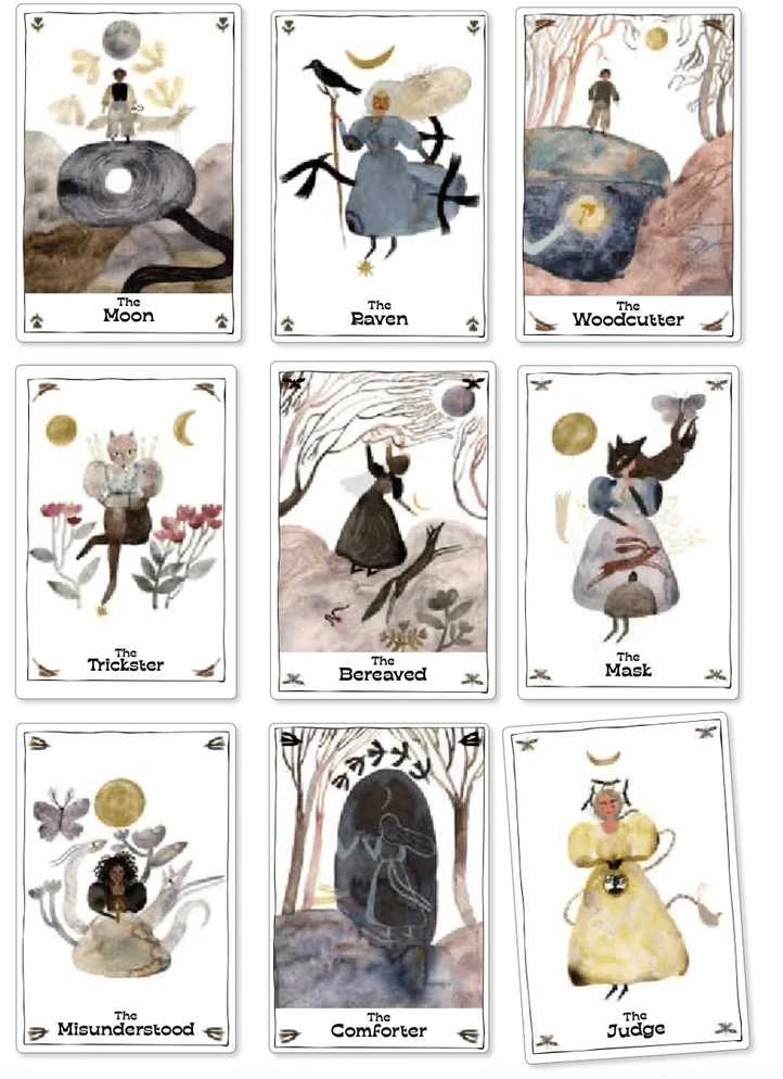 Watkins Publishing Orakulo kortų rinkinys - The Witch's Shadow Work Oracle 40 Kortų Rinkinys su Knygele
