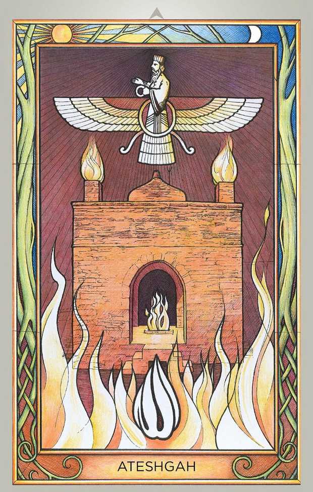 KNYGA Watkins Publishing Sacred Sites Oracle Kortos