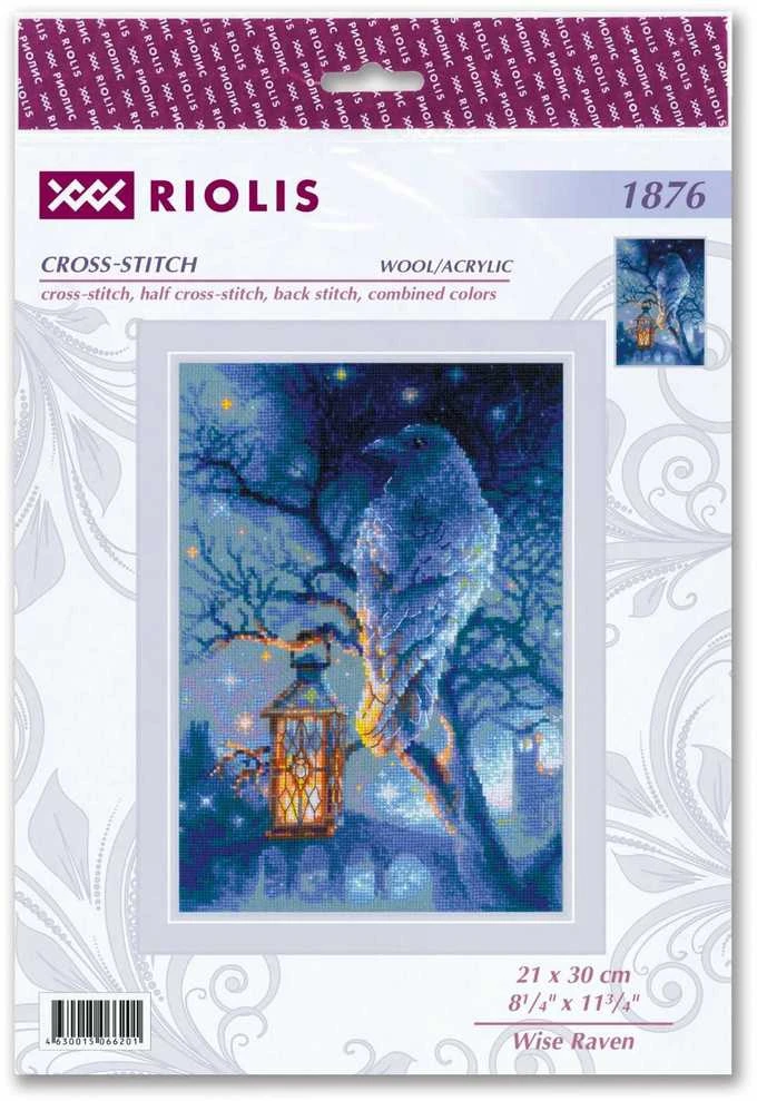Wise Raven siuvinėjimo rinkinys iš RIOLIS Nr.: 1876