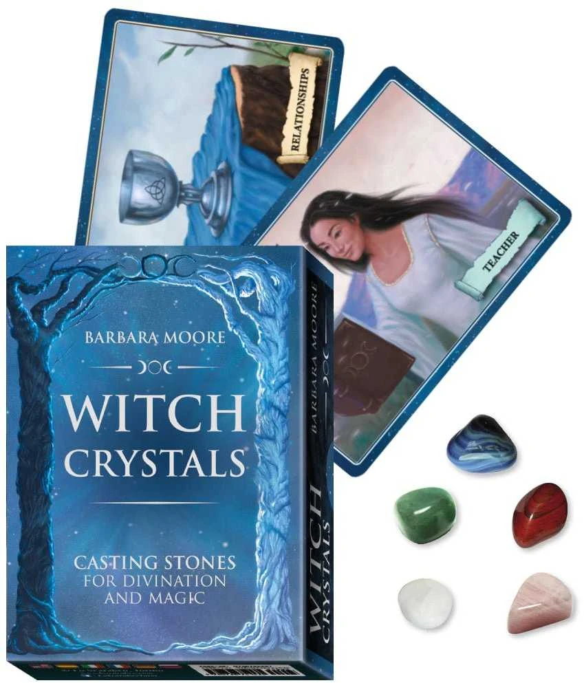 Lo Scarabeo Witch Crystals Casting Stones For Divination And Magic Rinkinys