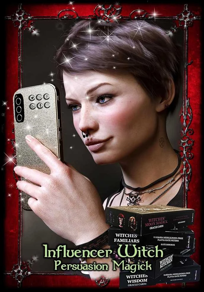 Solarus Orakulo kortų rinkinys - Witches of the Craft, 48 Kortos ir Gidas