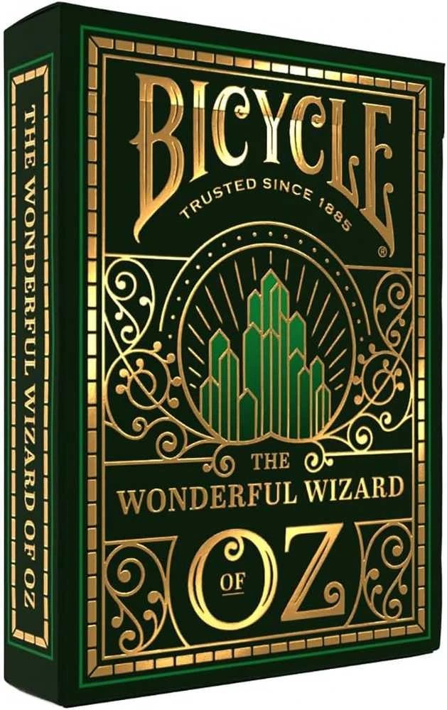 Bicycle Wizard of Oz kortos – žaidėjams ir kolekcininkams, aukso folija
