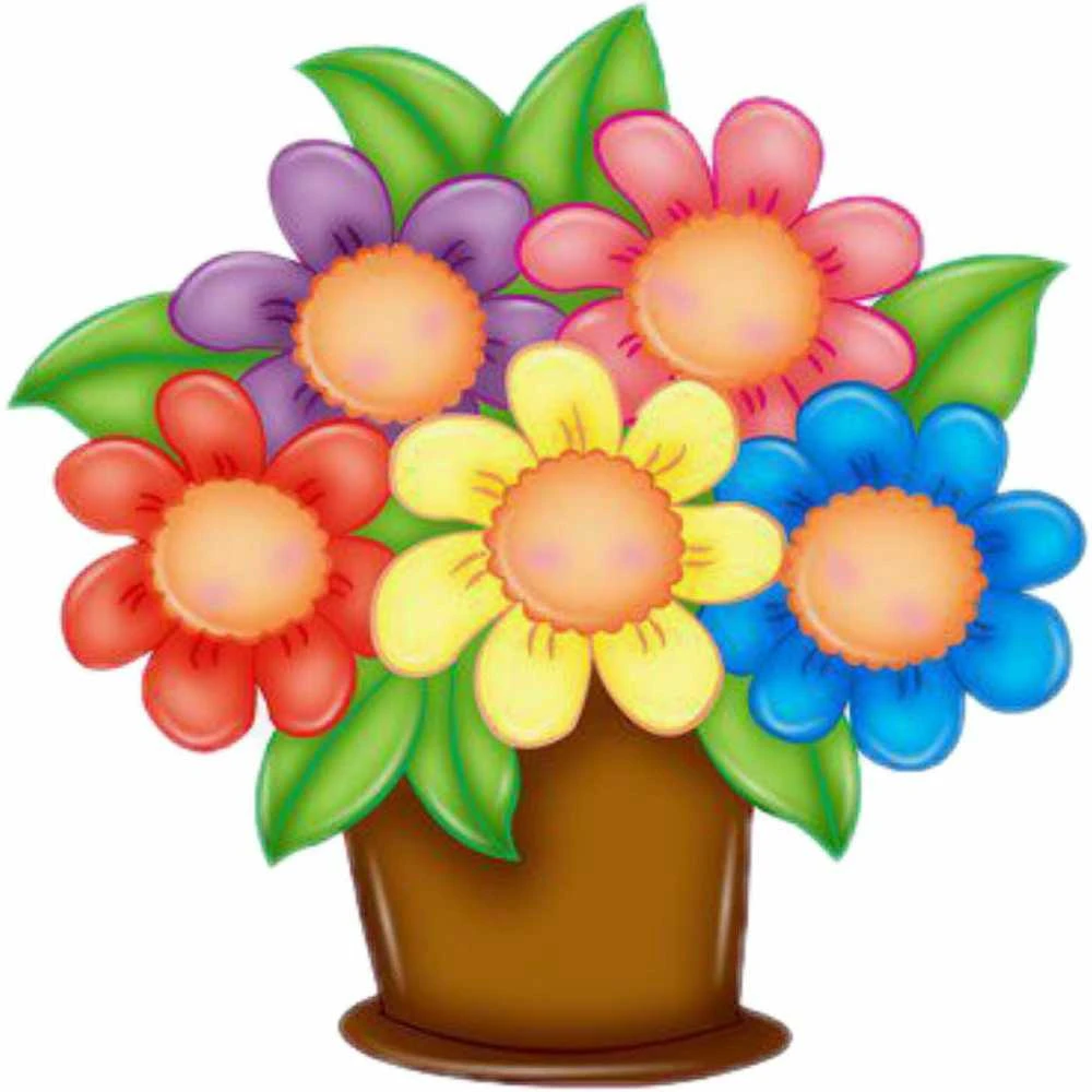Wizardi Deimantinis paveikslas Bouquet WD297 20*20 cm