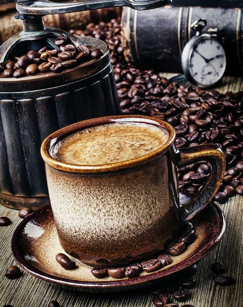 Wizardi Deimantinis paveikslas Coffee Break WD044 38*48 cm