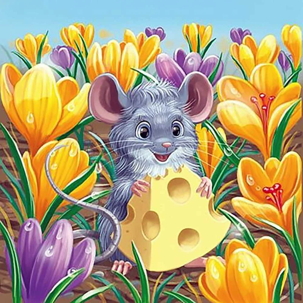 Wizardi Deimantinis paveikslas (Discontinued) Harvest Mouse WD2452