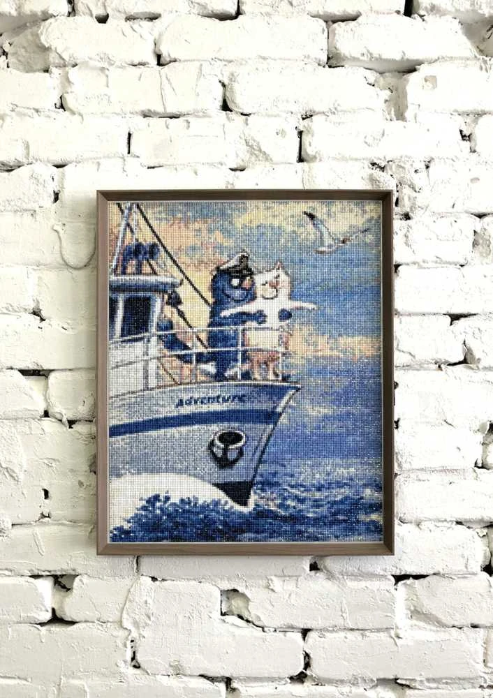 Wizardi Deimantinis paveikslas Love Cruising WD262 40*50 cm