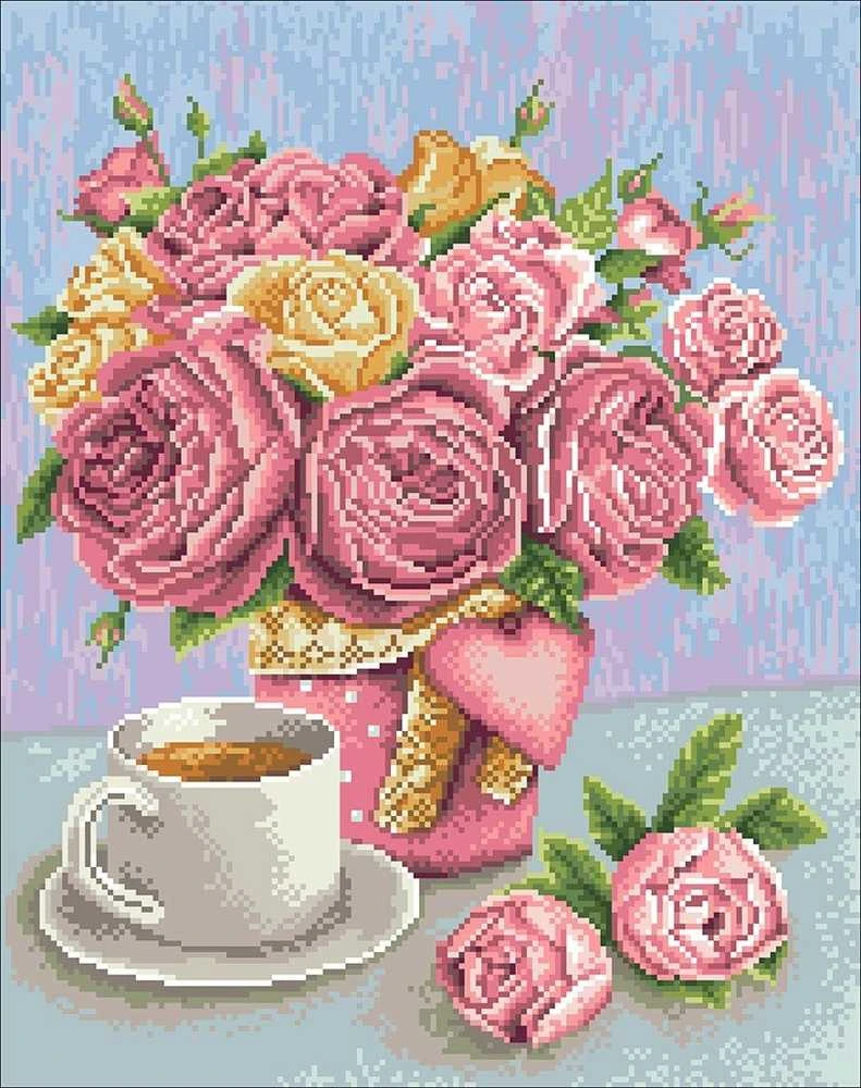 Wizardi Deimantinis paveikslas Morning Aromas WD2490