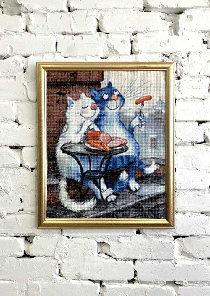 Wizardi Deimantinis paveikslas On the Roof WD264 40*50 cm
