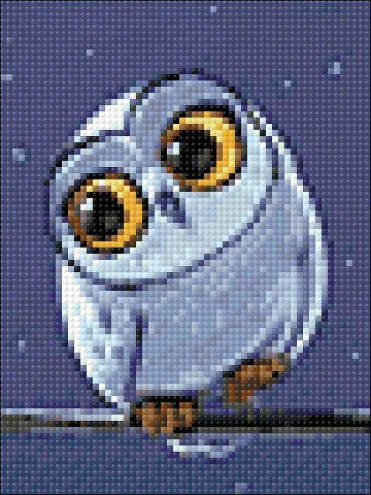Wizardi Deimantinis paveikslas Owlet WD278 15*20 cm