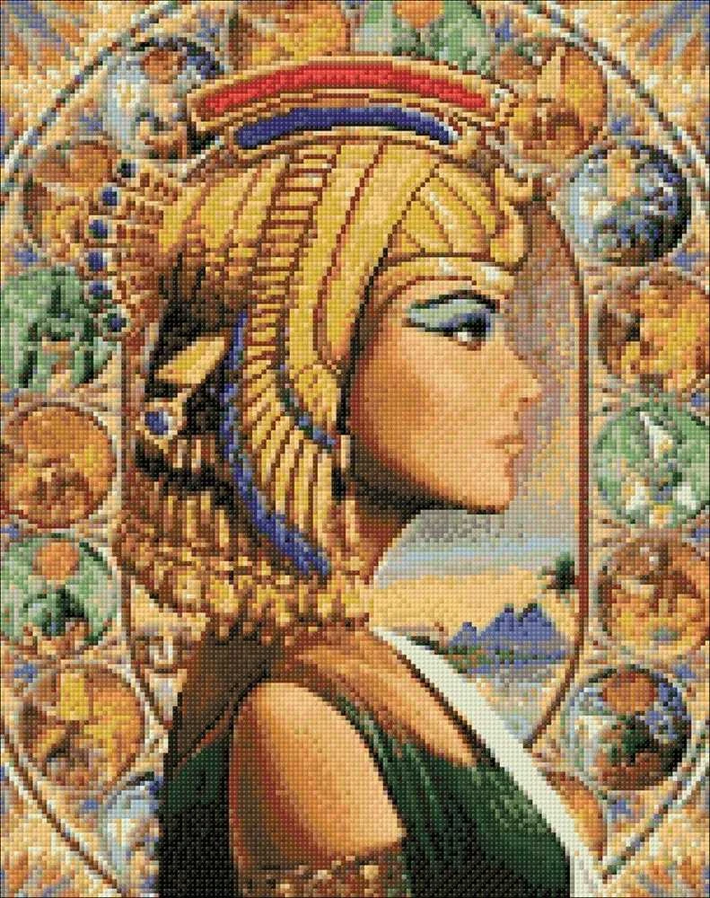 Wizardi Deimantinis paveikslas Queen of Egypt WD139 38*48 cm