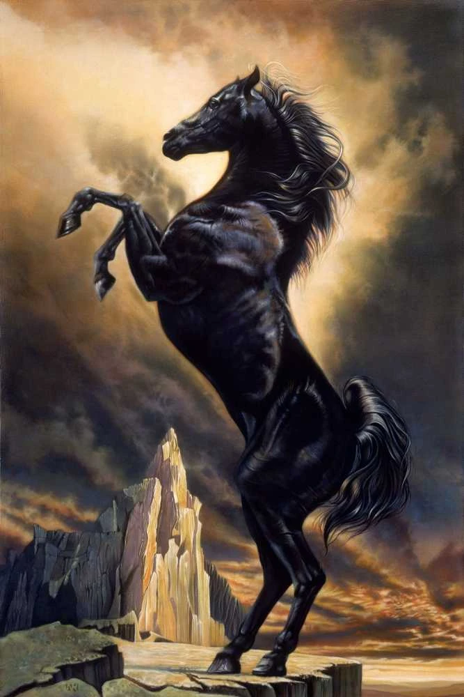 Wizardi Deimantinis paveikslas Strong Horse WD2391