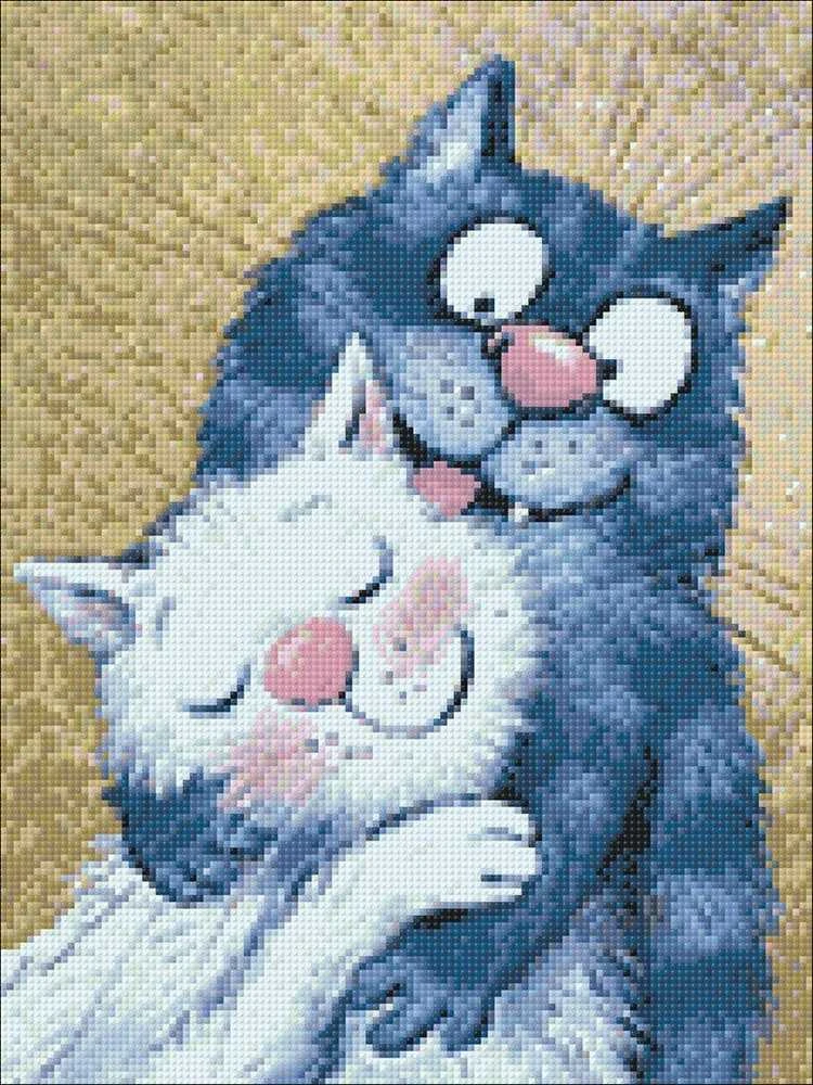 Wizardi Deimantinis paveikslas Sweet Tenderness WD263 30*40 cm