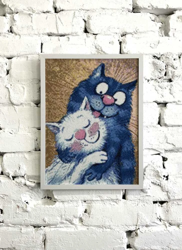 Wizardi Deimantinis paveikslas Sweet Tenderness WD263 30*40 cm