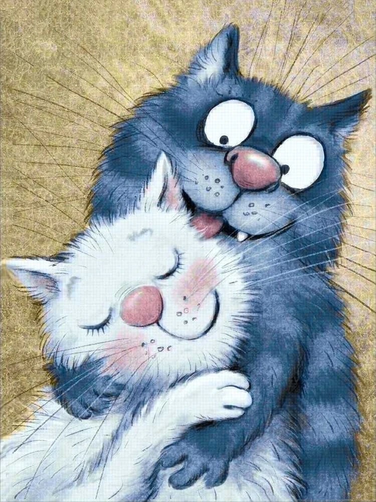 Wizardi Deimantinis paveikslas Sweet Tenderness WD263 30*40 cm