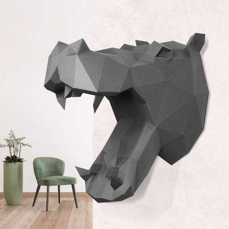Beldizart WIZARDI 3D popieriaus modeliai Hippo PP-1BEG-Žaidimas