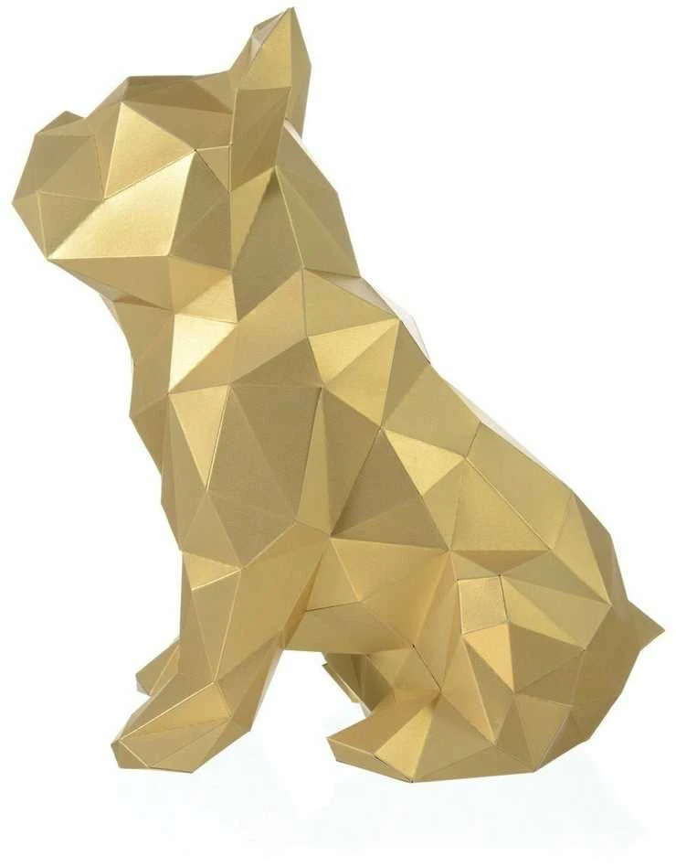 Beldizart Wizardi 3D popieriaus maketo rinkinys Bulldog PP-2BJU-GLD