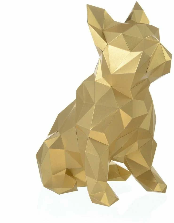 Beldizart Wizardi 3D popieriaus maketo rinkinys Bulldog PP-2BJU-GLD