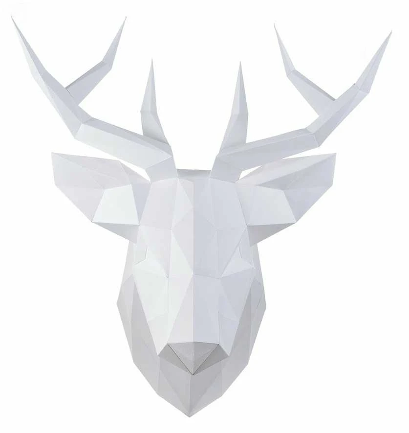 Beldizart Wizardi 3D popieriaus modelio rinkinys Deer PP-1OLP-WHT