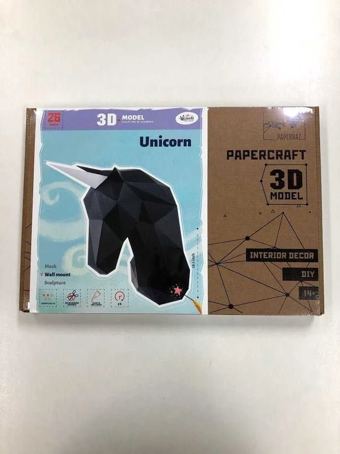 Beldizart Wizardi 3D popieriaus lankstymo rinkinys Vienaragis PP-1EDV-BLA
