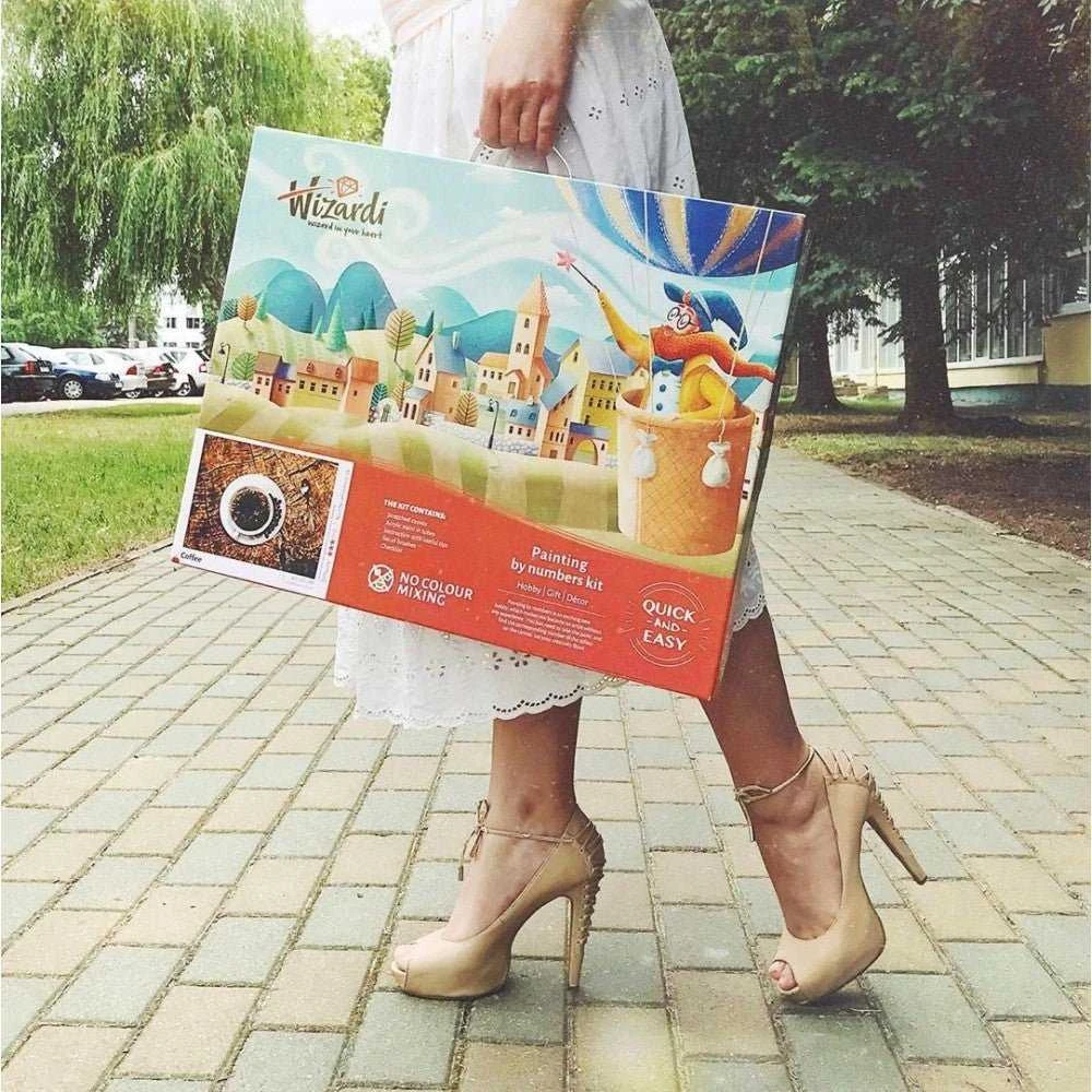 Wizardi Beldizart (Nutraukta gamyba) Tapyba pagal skaičius rudens parkas 40x50 cm S014
