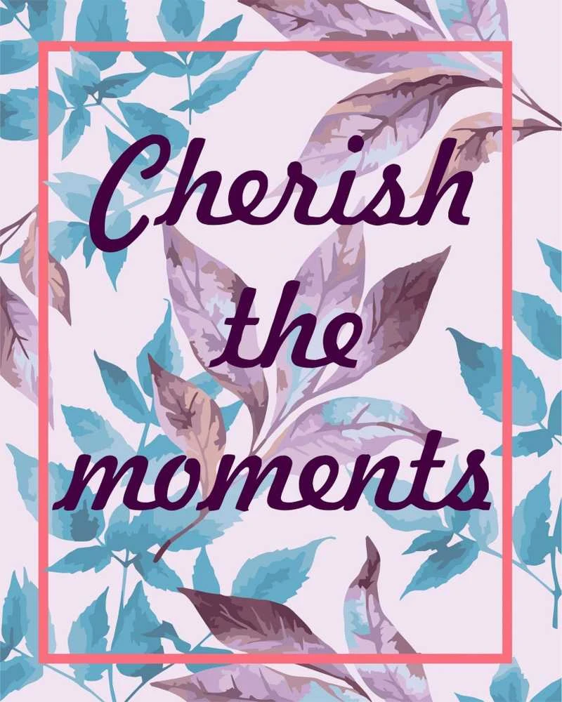 Wizardi Tapybos pagal skaičius rinkinys: T001 Cherish the moments 40*50