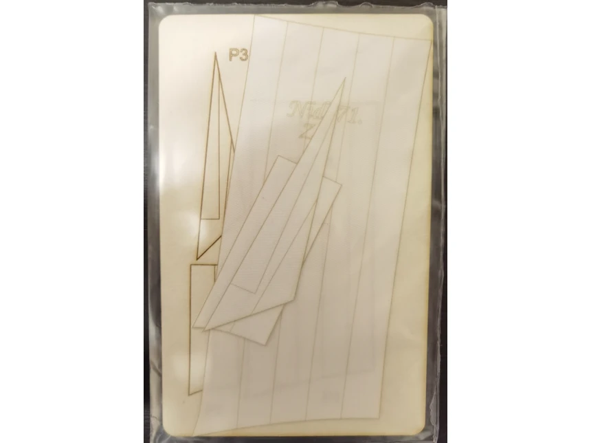 Wmc Models WMC Kurėnas su burėmis – medinis laivo modelio rinkinys 1:50