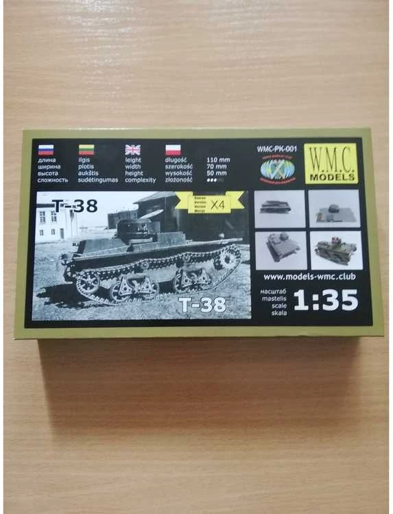 Wmc Models WMC T-38 tanketas 1/35 – plastikinis surinkimo rinkinys (PK001)