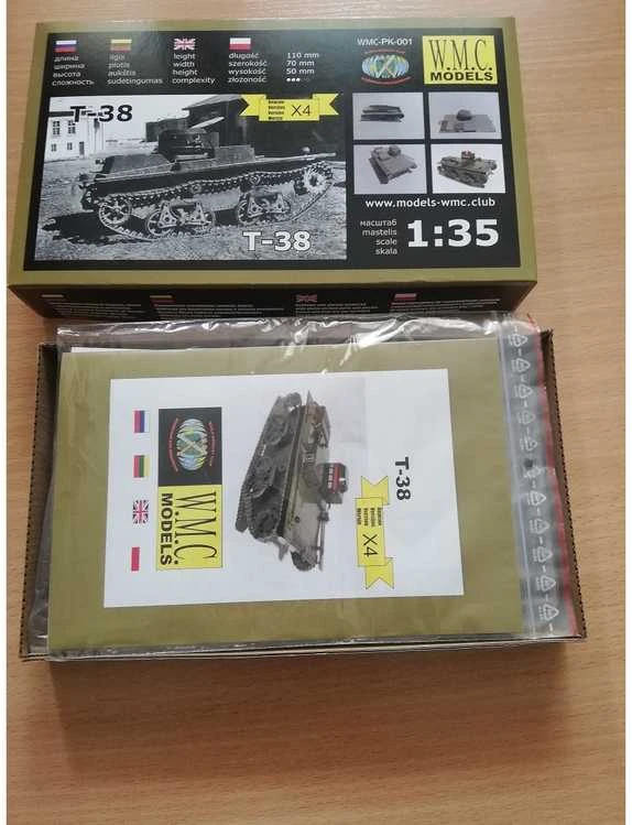 Wmc Models WMC T-38 tanketas 1/35 – plastikinis surinkimo rinkinys (PK001)