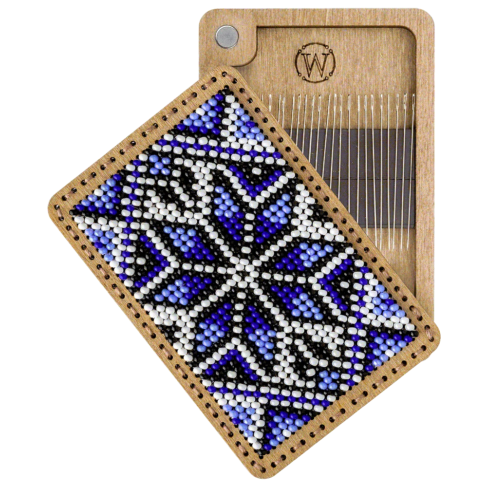 Wonderland Crafts Adatinė 6x9 cm – Karoliukų siuvinėjimo rinkinys PRECIOSA, 4 spalvos