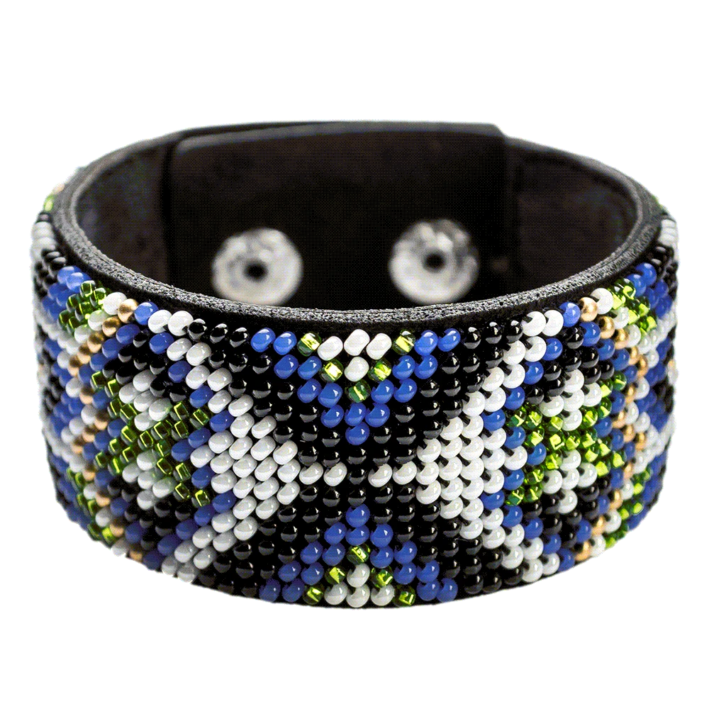 Wonderland Crafts Apyrankės karoliukų siuvinėjimo rinkinys ant dirbtinės odos