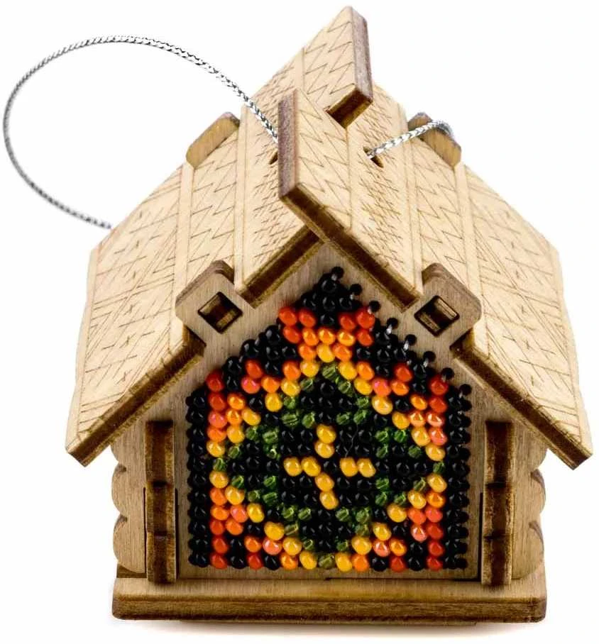 Wonderland Crafts Karoliukų siuvinėjimo rinkinys ant medžio su PRECIOSA karoliukais
