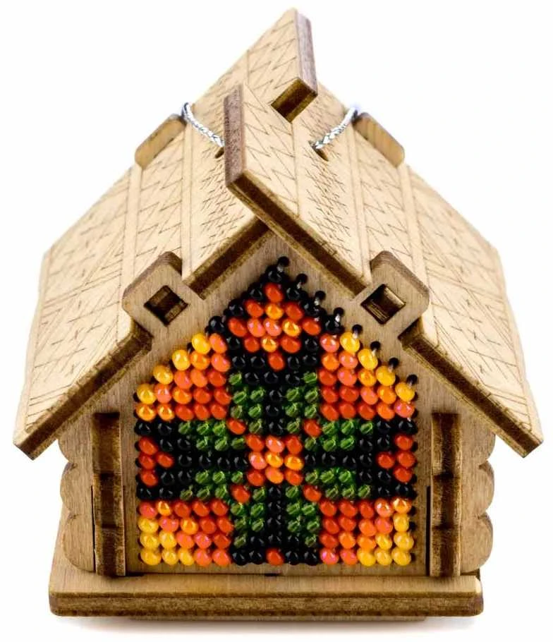 Wonderland Crafts Karoliukų siuvinėjimo rinkinys ant medžio su PRECIOSA karoliukais