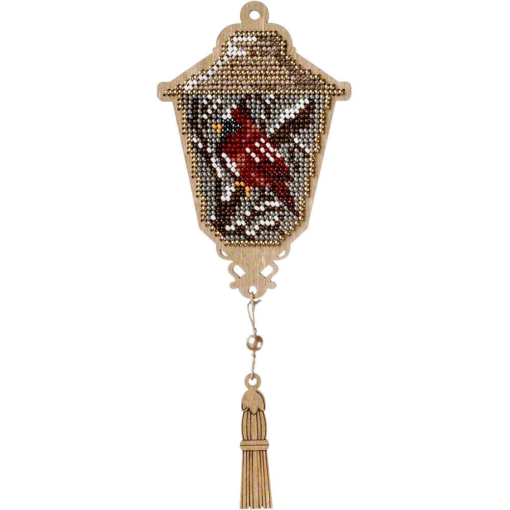 Wonderland Crafts Karoliukų siuvinėjimo rinkinys ant medžio, 8×12.5 cm, 12 spalvų