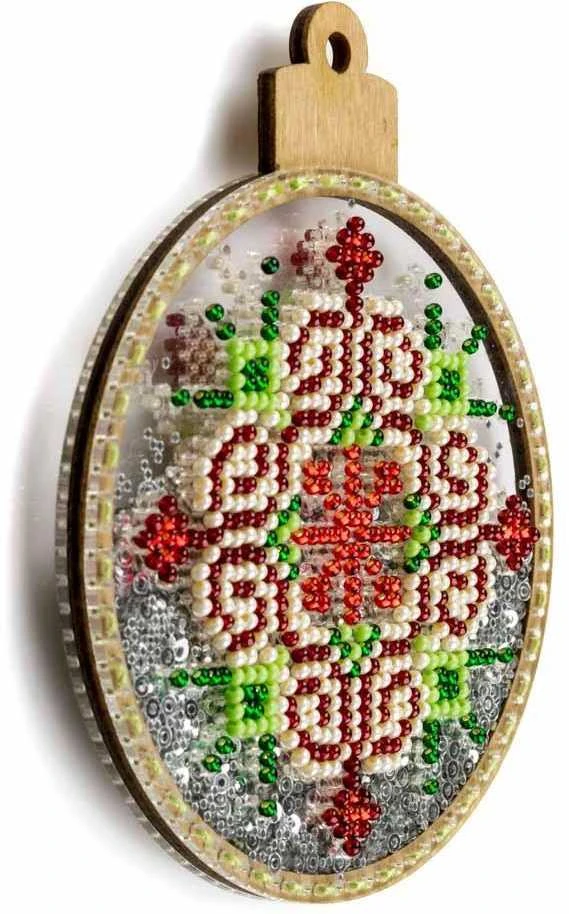 Wonderland Crafts Karoliukų siuvinėjimo rinkinys ant plastikinio pagrindo, 9×10,5 cm