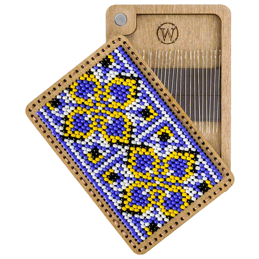 Wonderland Crafts Karoliukų siuvinėjimo rinkinys adatinės gamybai, PRECIOSA, 6×9 cm