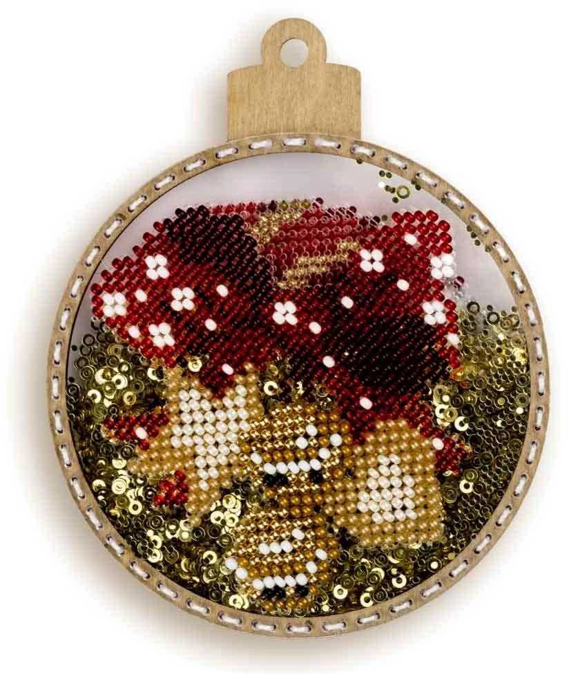 Wonderland Crafts Karoliukų siuvinėjimo rinkinys ant plastiko su Preciosa, 9×10,5 cm