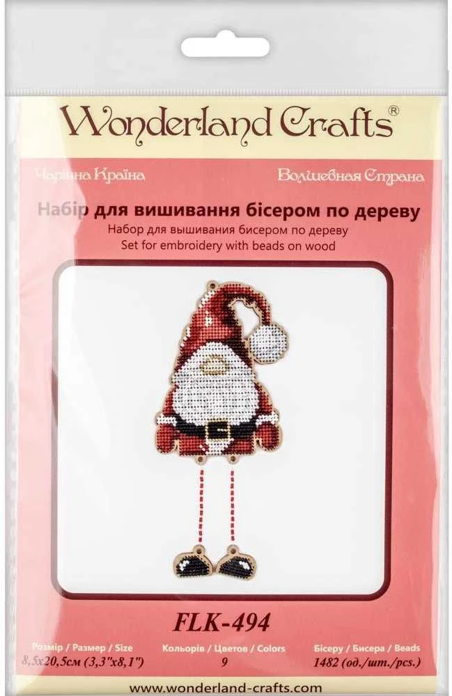 Wonderland Crafts Karoliukų siuvinėjimo rinkinys ant medžio su PRECIOSA karoliukais