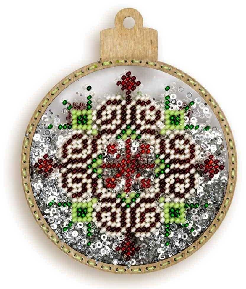 Wonderland Crafts Karoliukų siuvinėjimo rinkinys ant plastikinio pagrindo, 9×10,5 cm