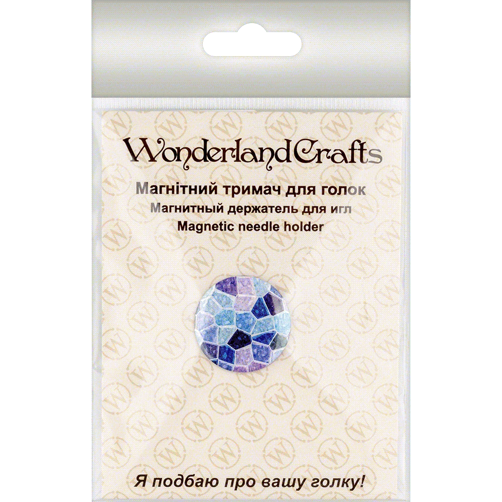 Wonderland Crafts Magnetinis adatų laikiklis siuvinėjimui su neodimio magnetu 2.5×2.5 cm