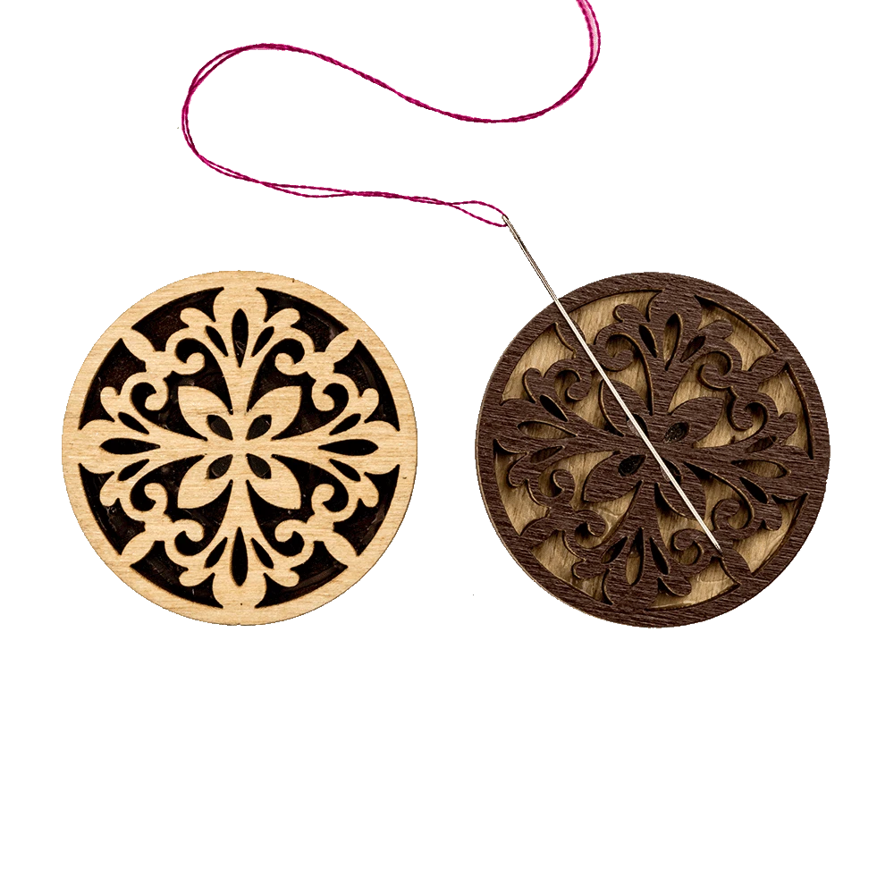 Wonderland Crafts Magnetinis dvipusis adatų laikiklis siuvinėjimui - neodimio magnetai, 3.5 cm