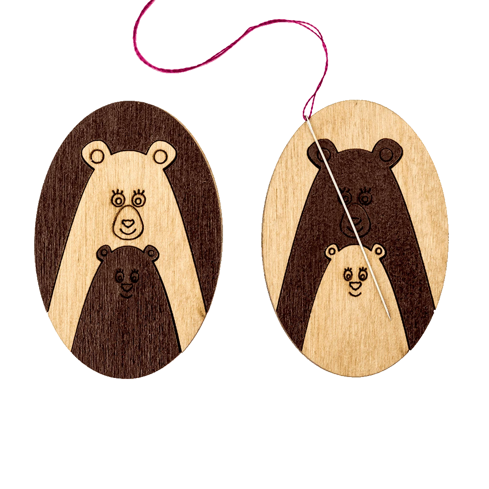 Wonderland Crafts Magnetinis dvipusis adatų laikiklis siuvinėjimui, neodimio, 3,5 cm